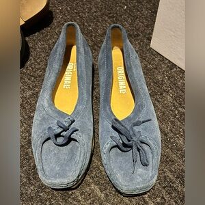 Clark originals Women's Blue Suede Shoes